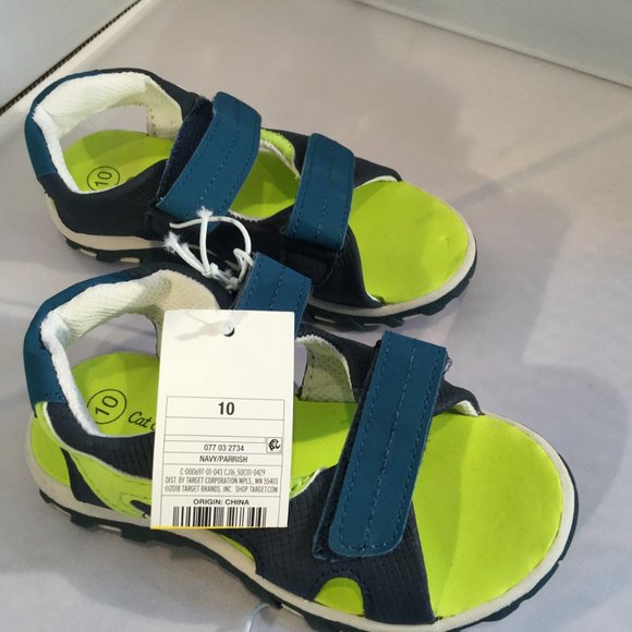 Cat & Jack Toddler Boy Navy Parrish Sandals - Picture 2 of 3